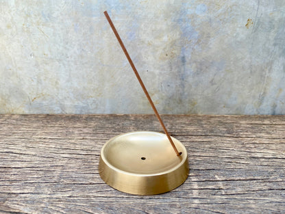 Brass Incense Holder Round