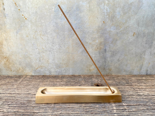 Brass Incense Holder Long