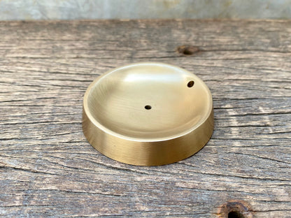 Brass Incense Holder Round