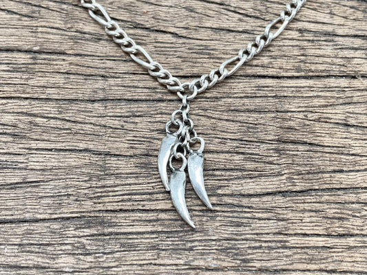 Silver Claw Necklace