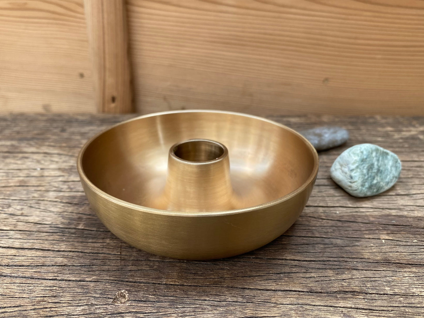 Brass Candle Holder Bowl
