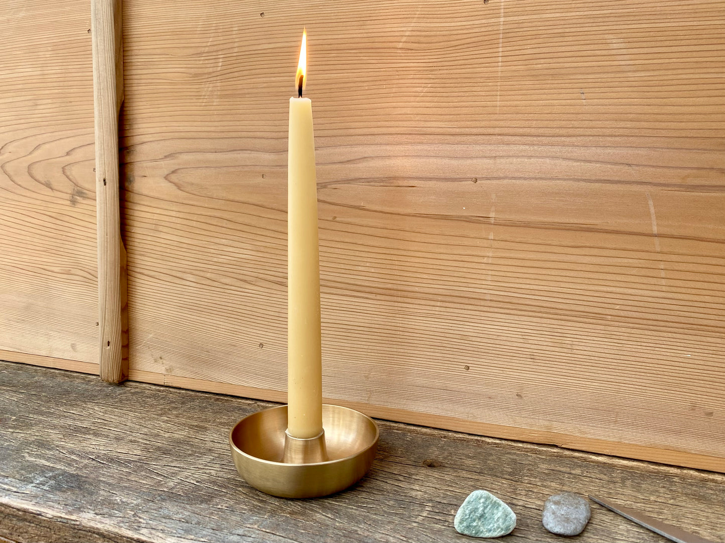 Brass Candle Holder Bowl