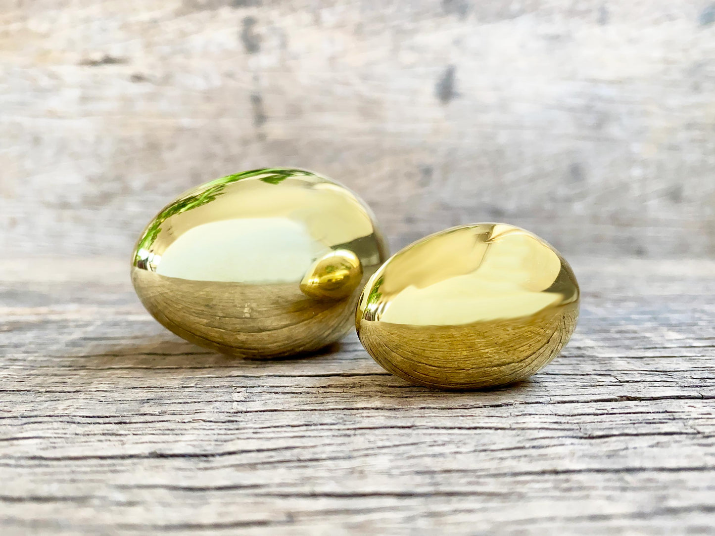 Brass Egg Paperweight