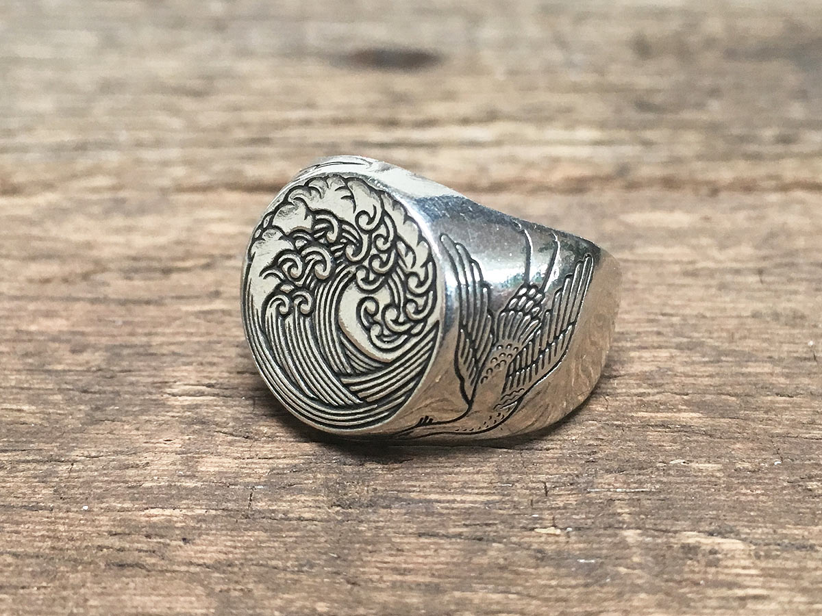 Great Wave Signet Ring