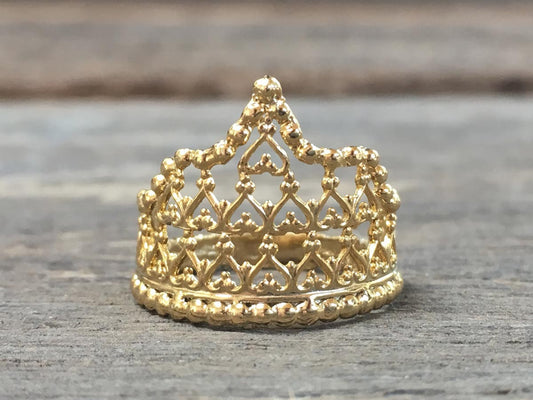 Filigree Crown Ring