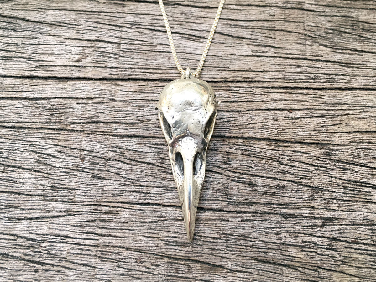 Raven Skull Pendant