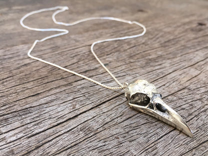 Raven Skull Pendant