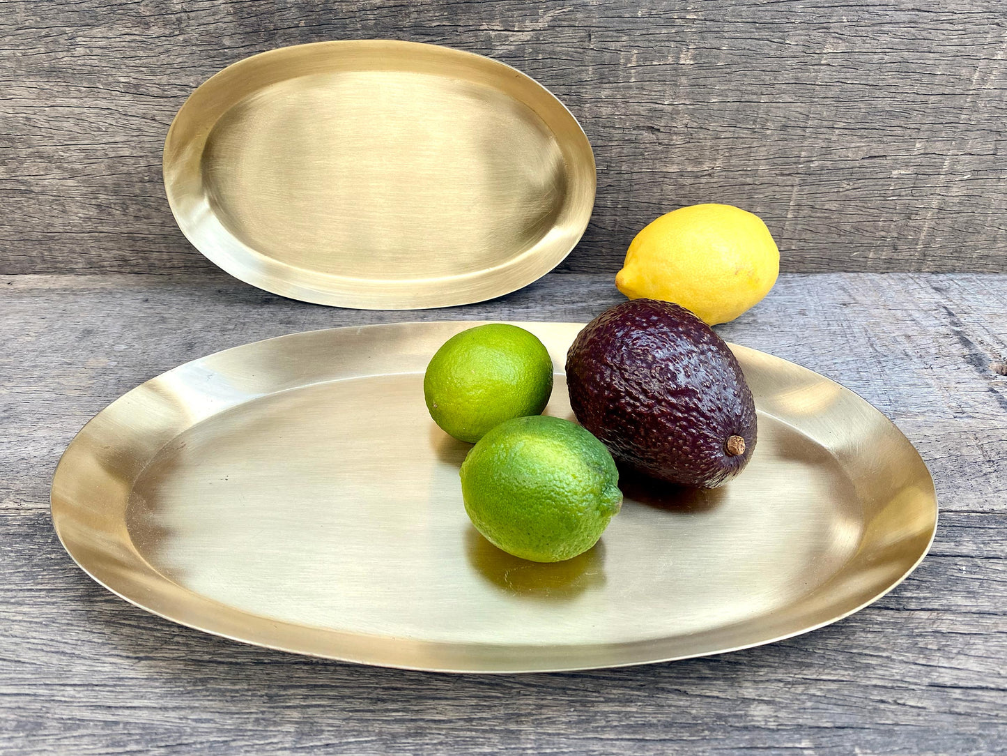 Brass Oval Tray