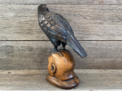 Wooden Raven